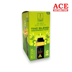 HIGHER EDUCATION 2G THC BLEND DISPOSABLES 5CT - LIME SKUNK