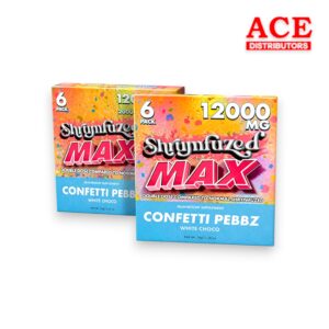 SHRUMFUZED GUMMIES 12000MG 6PK 5CT CONFETTI PEBBZ