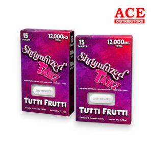 SHRUMFUZED TABZ 12000MG 15CT TUTTI FRUTTI