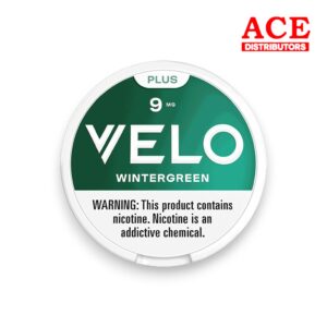 VELO PLUS NICOTINE POUCH WINTERGREEN 9MG 5CT