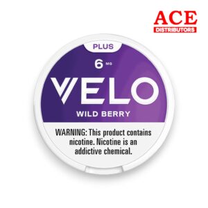 VELO PLUS NICOTINE POUCH WILD BERRY 6MG 5CT
