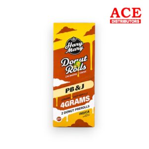 HAZY MARY $12.99 4GM THC-P DONUT ROLLS 10CT -PB & J HYBRID