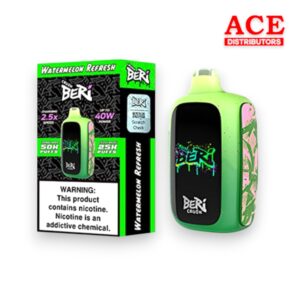 BERI CRUSH 50000PUFF DISPOSABLE 5CT BOX - WATERMELON REFRESH