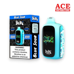 BERI CRUSH 50000PUFF DISPOSABLE 5CT BOX - BLUE SOUR