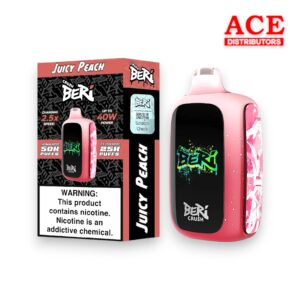 BERI CRUSH 50000PUFF DISPOSABLE 5CT BOX - JUICY PEACH