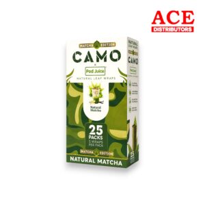 AFGANHEMP CAMO X PODS WRAPS 5/25CT BOX -NATURAL MATCHA
