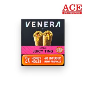 VENERA HONEY HOLES LIVE RESIN 2G THC-P PREROLL 2PK/10CT - JUICY TING