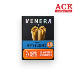 VENERA HONEY HOLES LIVE RESIN 2G THC-P PREROLL 2PK/10CT - MINTY BLIZZARD
