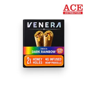 VENERA HONEY HOLES LIVE RESIN 2G THC-P PREROLL 2PK/10CT - DARK RAINBOW