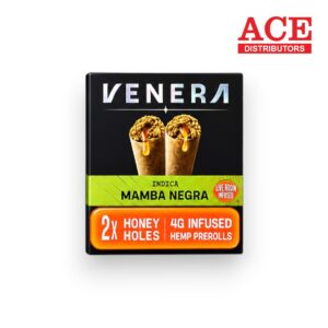 VENERA HONEY HOLES LIVE RESIN 2G THC-P PREROLL 2PK/10CT - MAMBA NEGRA