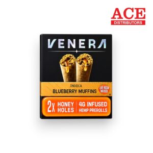 VENERA HONEY HOLES LIVE RESIN 2G THC-P PREROLL 2PK/10CT - BLUEBERRY MUFFINS
