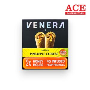 VENERA HONEY HOLES LIVE RESIN 2G THC-P PREROLL 2PK/10CT - PINEAPPLE EXPRESS