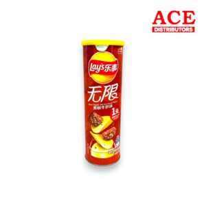 LAYS STAX EXOTIC BLACK PEPPER RIBEYE 90G