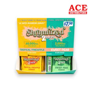 SHRUMFUZED GUMMIES DUO 2000MG 2PK 30CT TROPICAL PINEAPPLE/SWEET PEAR