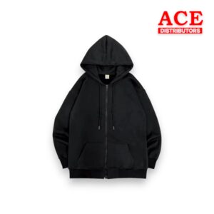 COTTON NET ZIPPER HOODIE 2XL