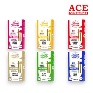 HAZY MARY $9.99 2.5 THC-P SAUCY DIAMOND PRE-ROLLS 10CT