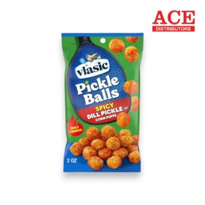 VLASIC SPICY PICKLE BALLS CORN PUFFS 2OZ