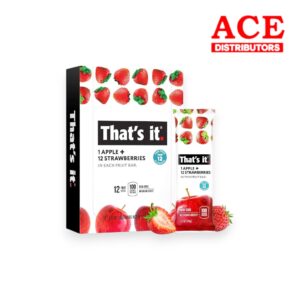 THAT'S IT FRUIT BAR APPLE/STRAWBERRY 12CT
