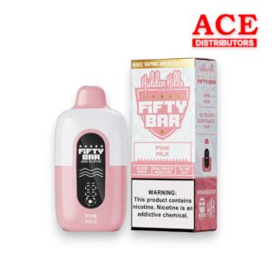 FIFTY BAR X HIDDEN HILLS 20000 PUFFS DISPOSABLE 5CT -PINK MILK