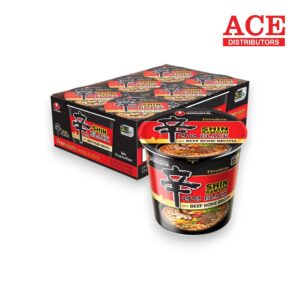 NONGSHIM NOODLE BOWL SHIN RAMYUN BLACK 3.5OZ 6CT