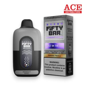 FIFTY BAR MIDNIGHT SERIES 20000 PUFFS DISPOSABLE 5CT -BANANA FRESCA