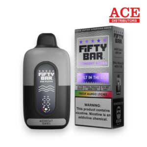 FIFTY BAR MIDNIGHT SERIES 20000 PUFFS DISPOSABLE 5CT -FRESH MANGO LYCHEE
