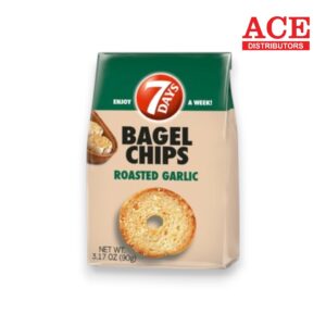 7DAYS BAGEL CHIPS ROASTED GARLIC 3.17OZ