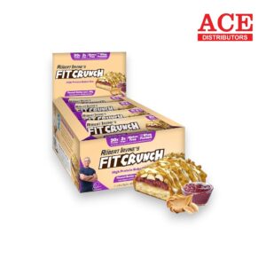 FIT CRUNCH PROTEIN BAR PEANUT BUTTER & JELLY 12CT