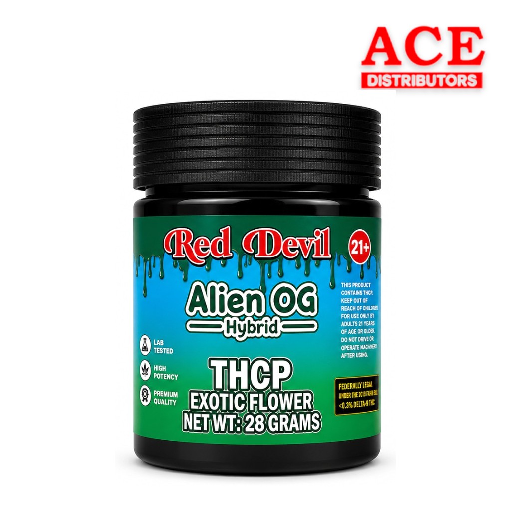 RED DEVIL 28G JAR THC-P FLOWER - Image 4
