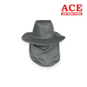 BOONIE SAFETY HAT (WITH MESH TAIL) PLAIN ASSORTED 12CT