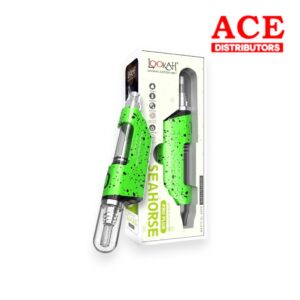 LOOKAH SEAHORSE PRO PLUS KIT 650mAH NEON GREEN BLACK SPATTER - 1CT