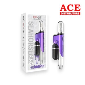 LOOKAH SEAHORSE KING 950mAH VV ELECTRIV PEN VAPORIZER PURPLE - 1CT