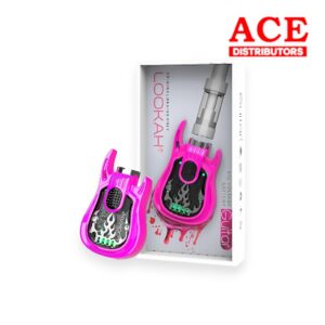 LOOKAH GUITAR 350mAH CARTRIDGE PRE HEAT VAPE BATTERY PINK 1CT