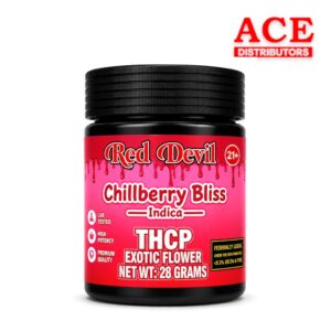 RED DEVIL 28G JAR THC-P FLOWER - CHILLBERRY BLISS INDICA