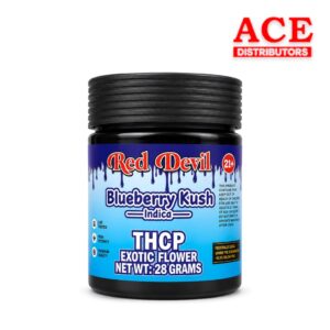 RED DEVIL 28G JAR THC-P FLOWER - BLUEBERRY KUSH INDICA