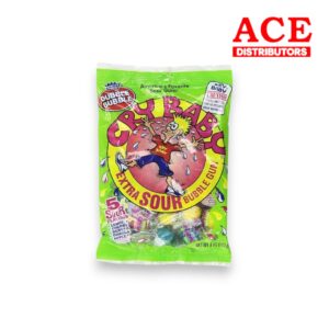 CRYBABY EXTRA SOUR BUBBLEGUM 5 FLVR. 4OZ
