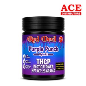 RED DEVIL 28G JAR THC-P FLOWER - PURPLE PUNCH HYBRID