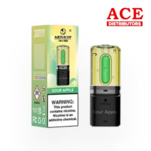 MOVKIN ULTRA 60000 PUFF DISPOSABLE POD 5CT - SOUR APPLE