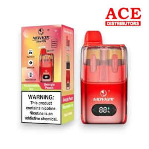 MOVKIN ULTRA 60000 PUFF DISPOSABLE KIT 5CT - WATERMELON ICE/GEORGIA PEACH