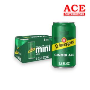SCHWEPPES GINGER ALE 7.5OZ 6CT