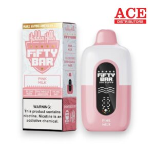 FIFTY BAR 20000PUFF DISPOSABLE 5CT - PINK MILK
