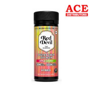 RED DEVIL D9 DOWNSHIFT BLEND GUMMIES 6000MG BOTTLE 20CT - APPLE / CHERRY HYBRID