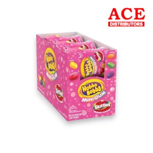 HUBBA BUBBA MINI GUM SKITTLES FLAVOR 40PCS 6CT