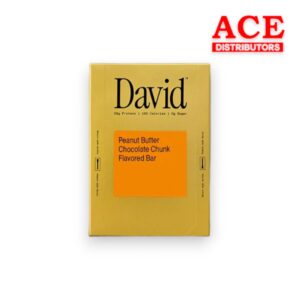 DAVID PEANUT BUTTER CHOCOLATE CHUNK BAR 12CT