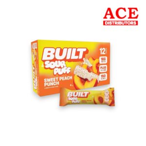 BUILT PUFF PROTEIN BAR 12CT PEACH