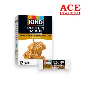 KIND PROTEIN BAR MAX CARAMEL PEANUT CRISP 12CT