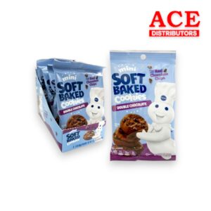 PILLSBURY SOFT BAKED MINI COOKIES DOUBLE CHOCOLATE 3OZ