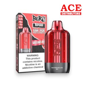 BERI CLIQ 50000PUFF POD 5CT BOX - WATERMELON BG