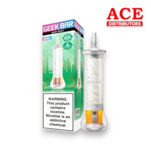 GEEK BAR BURJ HOOKAH DISPOSABLE 80K PUFFS GUM MINT - 1CT