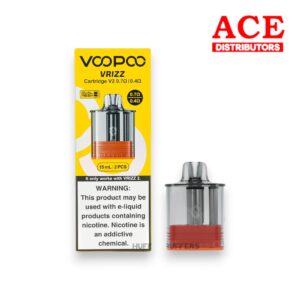 VOOPOO VRIZZ CARTRIDGE V2 15ML 0.4/0.7OHMZ 2PK/1CT